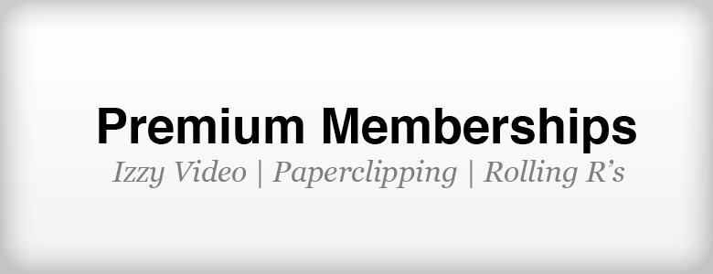 Premium Memberships for Shows Produced by Izzy Video